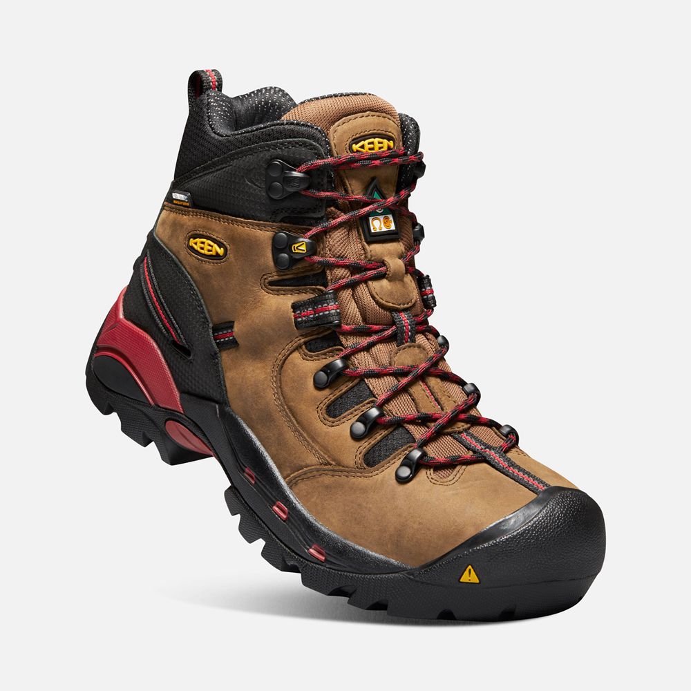 Keen Trekking Bot Erkek Kahverengi/Siyah - Csa Hamilton Waterproof (Carbon-Fiber Toe) - Türkiye VHOM